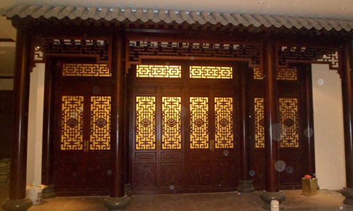 茶山镇传统仿古门窗浮雕技术制作方法